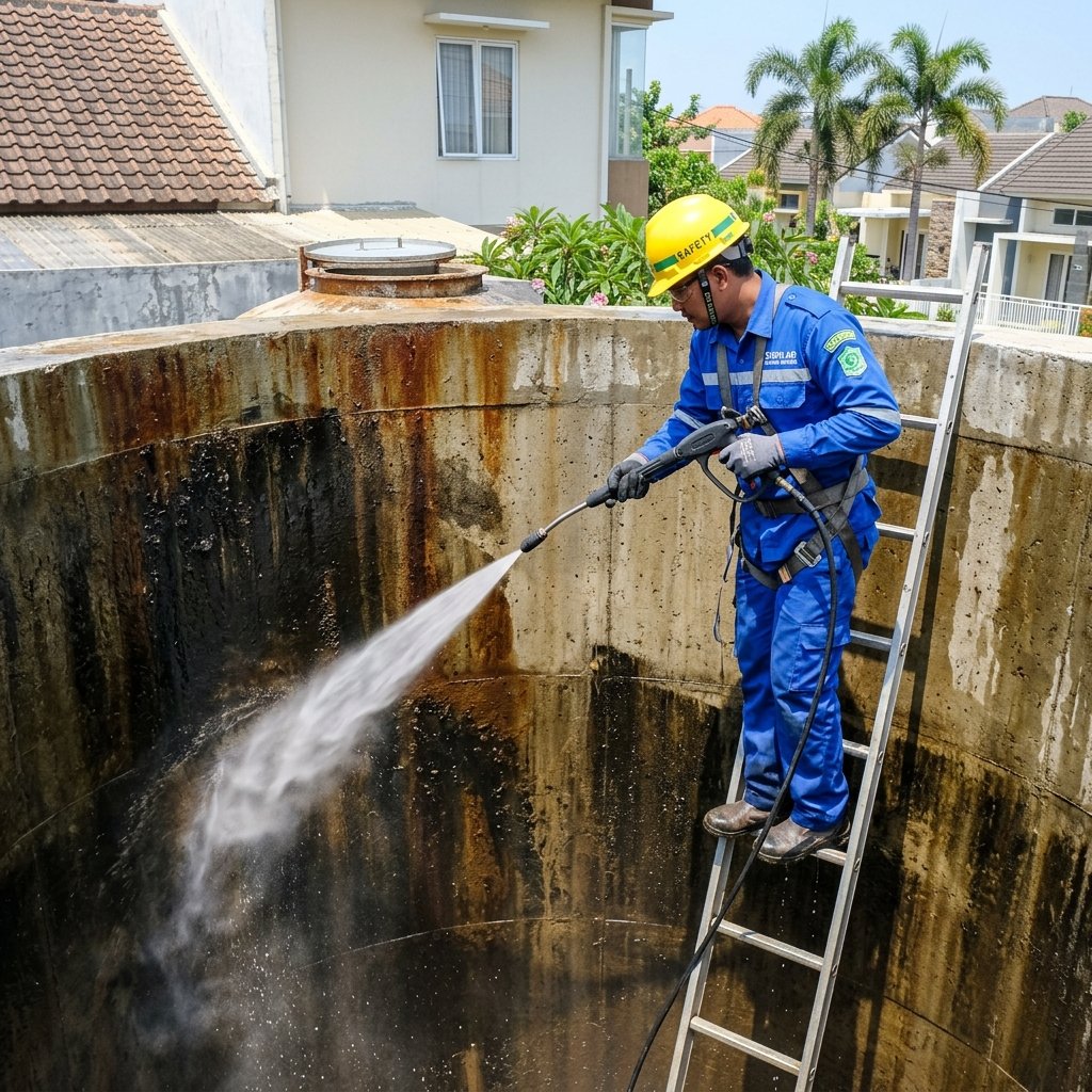 Jasa Cuci Toren Profesional